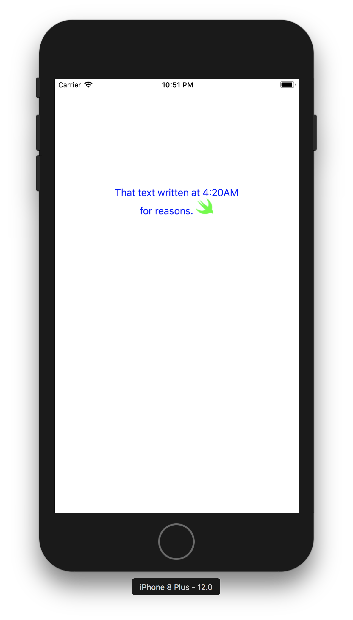 green and blue nsattributedstring color